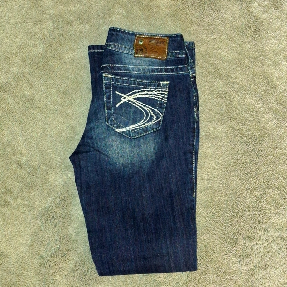 EUC Silver Suki Low Rise Jeans - Picture 6 of 13